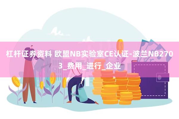 杠杆证券资料 欧盟NB实验室CE认证-波兰NB2703_费用_进行_企业