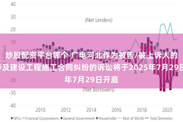 炒股配资平台哪个 广电河北作为被告/被上诉人的1起涉及建设工程施工合同纠纷的诉讼将于2025年7月29日开庭